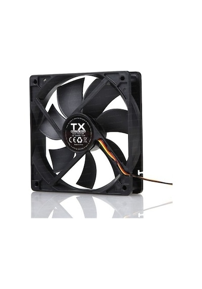 Tx 12 Cm Sessiz Siyah Kasa Fanı
