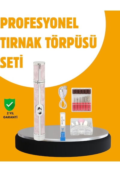 Ergonomik Saplı 20.000 Rpm Hız Kontrollü Manikür Pedikür Makinesi - Lisinya