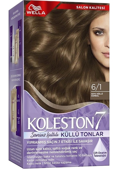 Koleston Supreme Kit 6/1 Koyu Küllü Kumral Saç Boyası