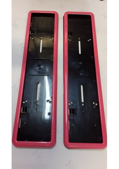 Pembe Araç Plakalığı 2 Adet Pembe Renkli Plaka Kabi 228108694