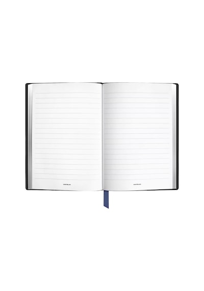 Montblanc Grain Deri Çizgili Orta Boy Not Defteri 222632 Siyah