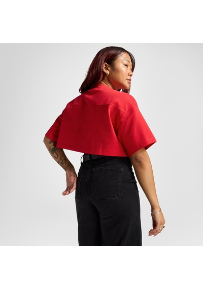 Converse Sporty Cropped Kadın Kırmızı T-shirt
