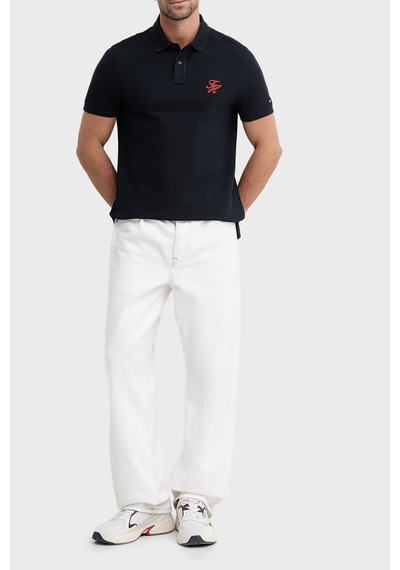 Tommy Hilfiger Logolu % 100 Pamuk Düğmeli Polo Yaka T Shirt Erkek Polo Yaka T Shirt Mw0mw43046 Dw5 Lacivert Tommy Hilfiger Logolu % 100 Pamuk Düğmeli Polo Yaka T Shirt Erkek Polo Yaka T Shirt Mw0mw43046 Dw5 Lacivert