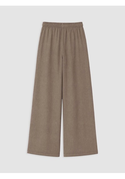 Lcw Modest Haki Beli Lastikli Kadın Geniş Paça Pantolon