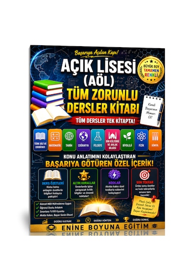 Açık Lise Aöl Tüm Zorunlu Dersler Kitabı