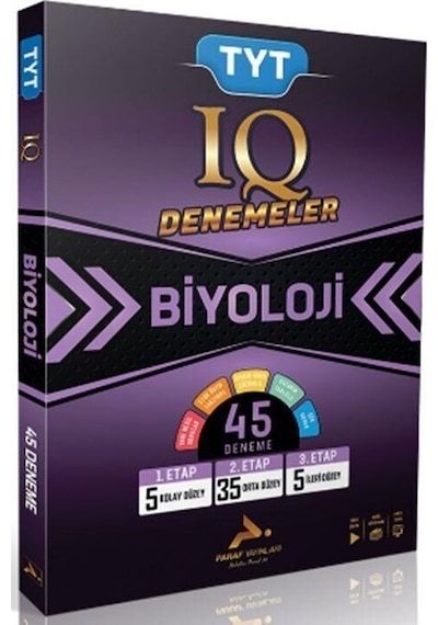 Tyt Iq Biyoloji 45 Branş Denemesi Paraf Yayınları