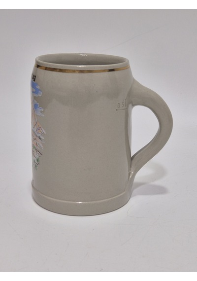 Vintage Tankart 6.ınt. Wandertag Anısına Tasarlanmış Alman Bira Bardağı 13,5cm