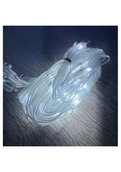 Hubrendy Emin 2x2 Perde 192 Led Beyaz Işık - 8 Fonksiyonlu