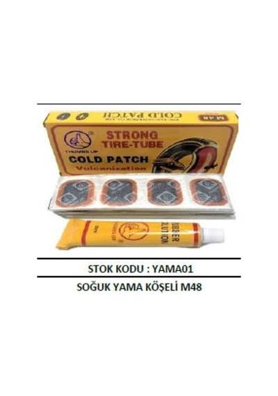 Thumps Up Soğuk Yama Köşeli M 48 Adet Set Solüsyon Dahil Siyah