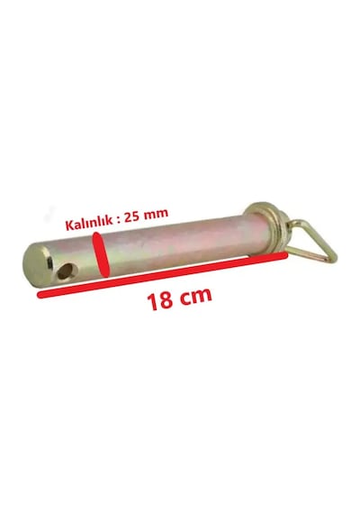 Tarım Makina Çeki Pimi-çeki Demiri 18 Cm-25 Mm-2 Adet