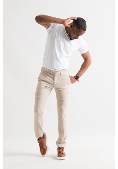 Ecer Slimfit Çizgili Yazlık İnce Gofre Kumaş Likralı Erkek Kumaş Pantolon 001