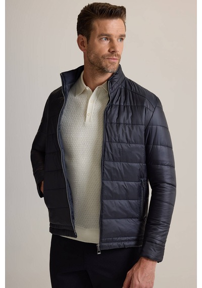 Ysf Erkek Lacivert Slim Fit Kaban