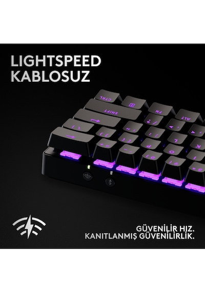 Logitech G Pro X 60 920-011913 RGB Kablosuz Oyuncu Klavye