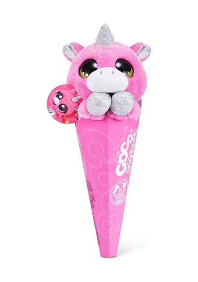 Koni İçinde Coco Sürpriz Peluş Mavi
