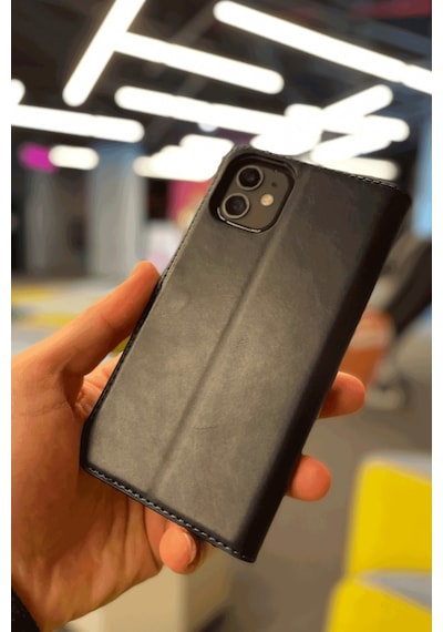 Oppo A3 5g Cüzdanlı Kapaklı Kılıf Kartlıklı Cüzdan Standlı Kopçalı Siyah