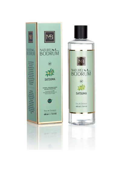 Satsuma Kolonya İkili Set 400 Ml Dökmeli + 60 Ml Sprey Cep Boy %80 Alkollü