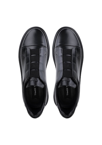 Tamer Tanca Erkek Hakiki Deri Siyah Sneakers & Spor Ayakkabı 966 A702 Erk Ayk Sk25-26 Sıyah Siyah