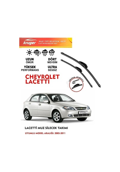 Chevrolet Lacetti Ön Cam Muz Muz Silecek Takımı 1.6 1.4 Motor Araca Özel Aparat 2005-2011