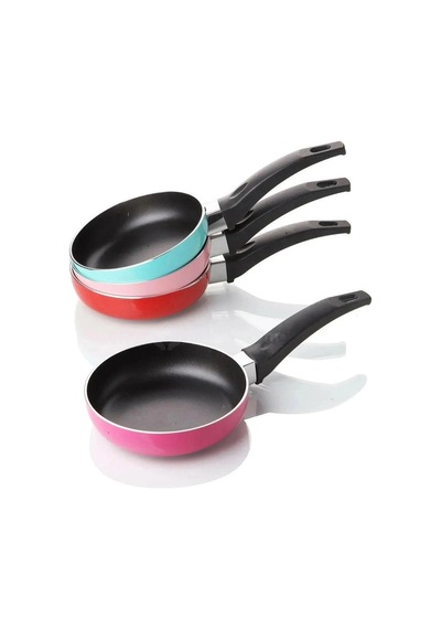 Nishev Premium 12 Cm Teflon Mini Sos Tavası Pembe Diğer