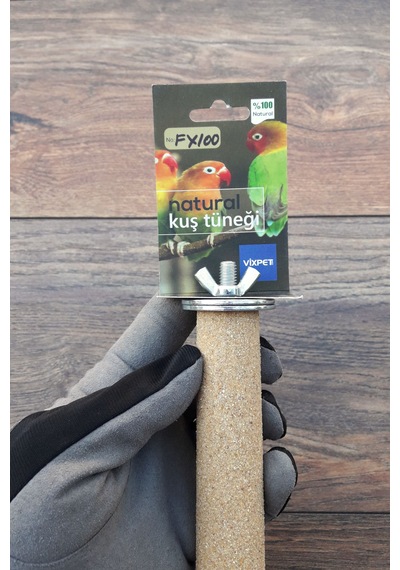 Vixpet Venty Konik Kumlu Pedikür Papağan Tüneği 39 Cm Jako, Amazon, Macaw Kakadu, Kayık, Eklektus, Alexander - Fx100