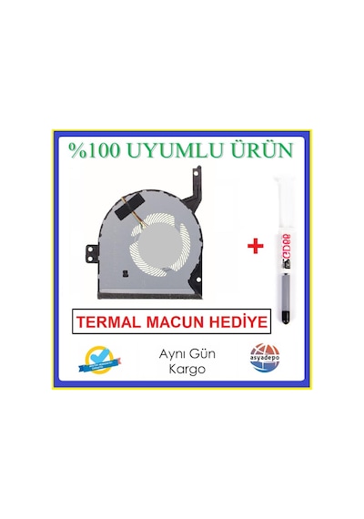 Asus Uyumlu X542Ba Fan Cpu İşlemci Fanı