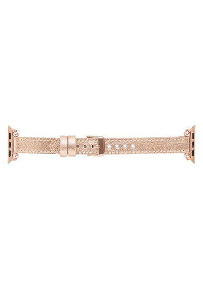 Bloomband Signature Golden Sand Leather Apple Uyumlu Watch Band - 44/45/46/49mm