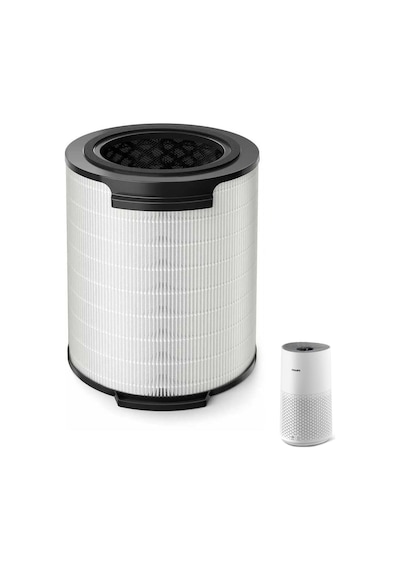 Philips Ac1711 / Ac1715 Uyumlu Hava Temizleyici Filtre Fy1700/30 Modeli İle Uyumlu Hepa + Aktif Karbon Katmanlı Yedek Filtre Altın - Çok Renkli