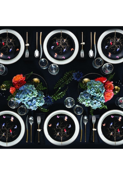 Karaca  Fine Pearl Grace 58 Parça 12 Kişilik İnci Yemek Takımı Black