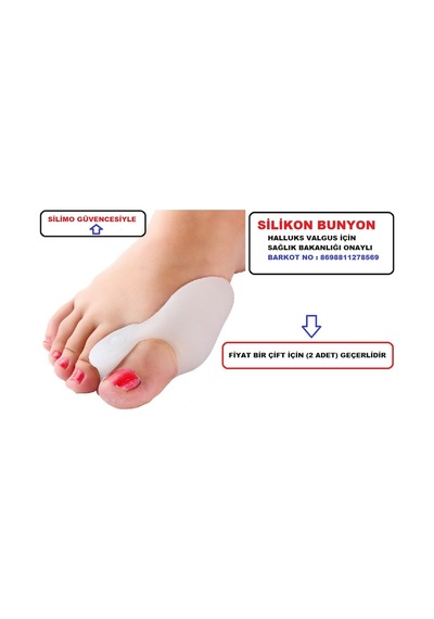 Ayak Başparmak Kemik Çıkıntısı İçin Bunyon Silikon Bunion Valgus
