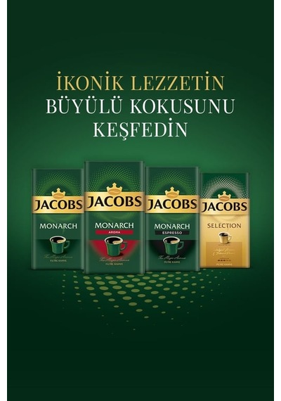 Jacobs Monarch Aroma Filtre Kahve 500 Gr 3'li Paket