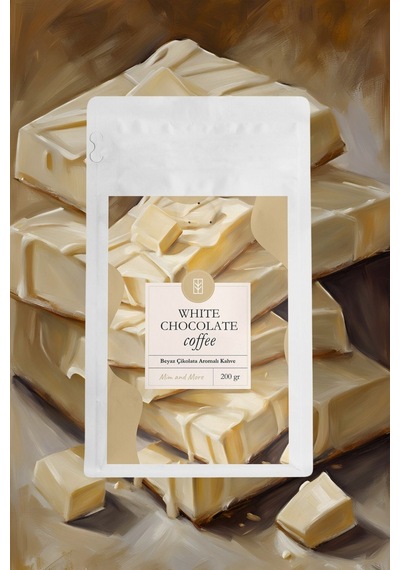 White Chocolate Coffee - Beyaz Çikolata Aromalı Filtre Kahve, 200 Gr Kağıt Filtre
