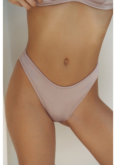 Mai Collection Mai Studios Co. Bintang Düz Kesim Lila Bikini Altı Lila