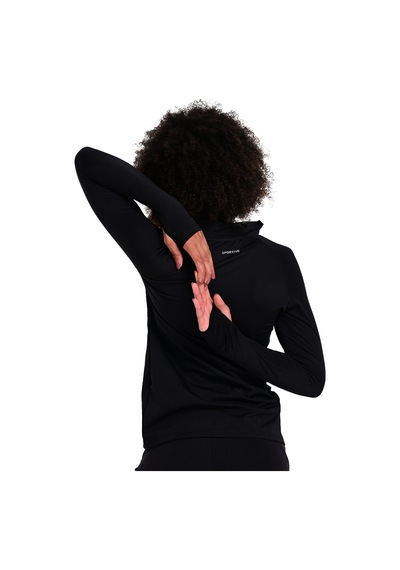 Sportive Almeria Midlayer Kadın Siyah Günlük Stil Sweatshirt 24kk004-syh Siyah