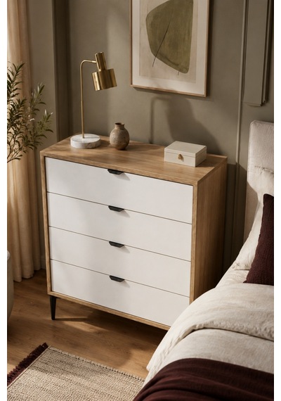 Home Liva 4 Çekmeceli Şifonyer 90x88x40 Cm Krem - 912182589 Krem Home Liva 4 Çekmeceli Şifonyer 90x88x40 Cm Krem - 912182589 Krem