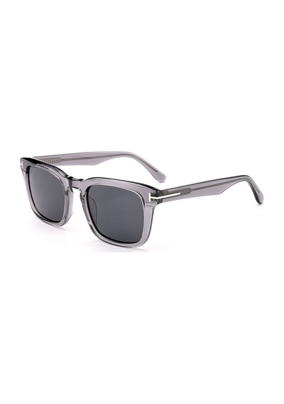 Katsuo L.e. Unisex Güneş Gözlüğü Şeffaf - Gri