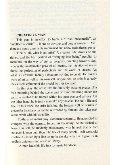 Creatıng A Man / İngilizce Bir Adam Yaratmak / Necip Fazıl Kıs...