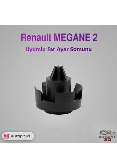 Renault Megane 2 Uyumlu Far Ayar Somunu Plastik Ayar Dişlisi