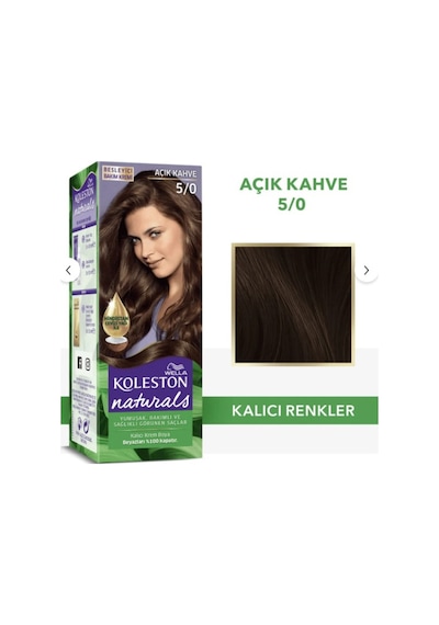 Koleston Naturals 5/0 Açık Kahve Saç Boyası