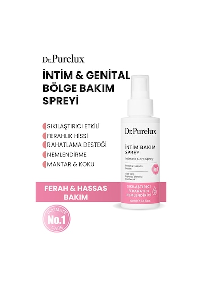 Genital Bölge Sıkılaştırıcı, Koku Giderici, , Akıntı Karşıtı İntim Sprey 100 Ml