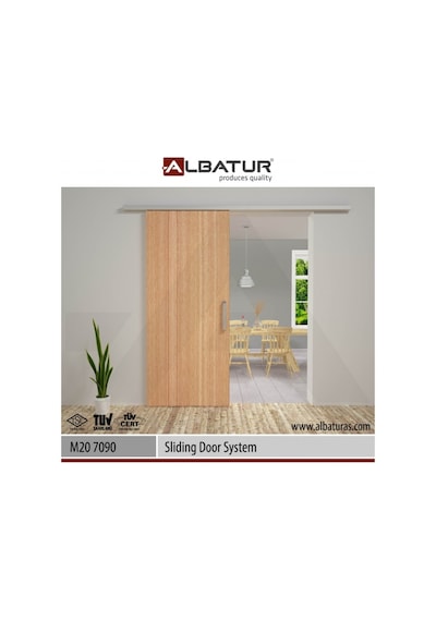 Sürme Kapı Sistemi M20 7090 - (80 Kg 2 Metre Ray Dahil)