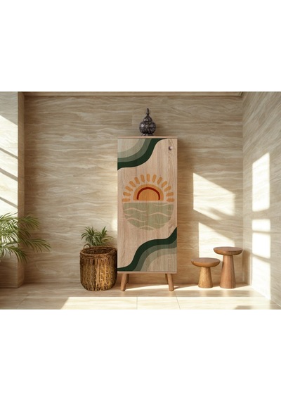 Tokyo Ayakkabılık Bonomo Desenli 930 50x36x135 Cm Atlantik Çam