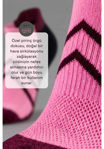 Socketta 2'li Siyah/fuşya Üniseks Dikişsiz Esnek Hafif Anatomik Patik Bisiklet Çorabı - Premium Siyah-fuşya Socketta 2'li Siyah/fuşya Üniseks Dikişsiz Esnek Hafif Anatomik Patik Bisiklet Çorabı - Premium Siyah-fuşya