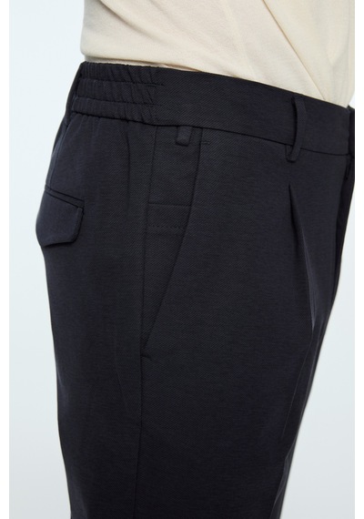 Morven Erkek Lacivert Poliviskon Trend Düz Slim Fit Pantolon 26ms003030200 Lacivert