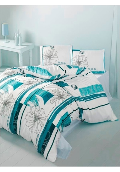 Komfort Home Tek Kişilik Ranforce Nevresim Takımı (Elif Mavi)