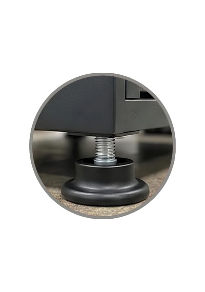 Bingo Rotil Ayak Ayakları M6 Civatalı 6 Mm Siyah Profil Ayağı 2.5 Cm