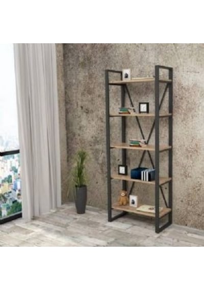 Güvendekoratif Metal Kitaplık Ofis Raf