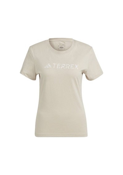 Adidas W Logo Tee Kadın Antrenman Tişörtü Ib1157 Bej Ib1157 Bej
