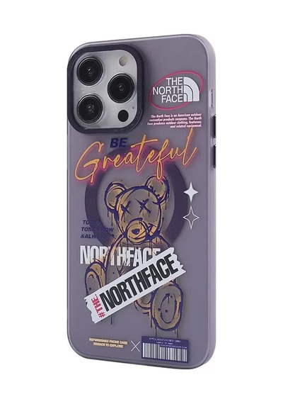 Newface Apple İphone 14 Pro Kılıf Apollo Magneticsafe Desenli Kapak - Apollo Mor - 2