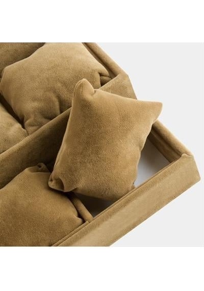 3 - 832 - Basamaklı Anfora Kumaş Yastıklı Stand - Csmo-tex - Açık Kahverengi