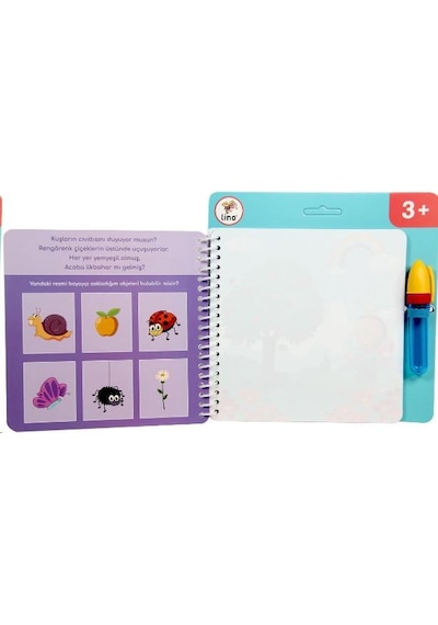 Lino Aqua Magic Book Mevsimler sihirli Boyama Kitabı Tfl-1005